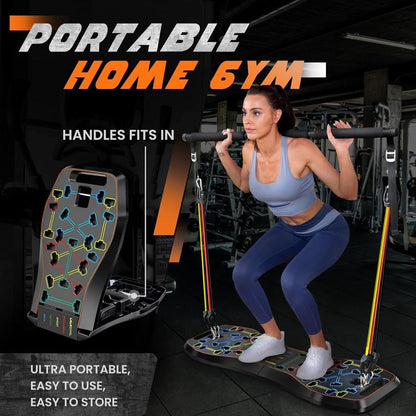 LALAHIGH Portable Home Gym-16 PCS, Fitness Equipment for Men and Women