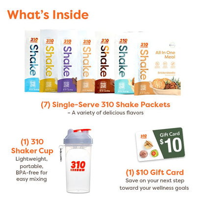 310 Shake Starter Kit (Shake, Save, Sip)